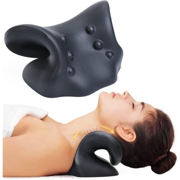 Neck Stretcher for Neck Pain Relief, Neck and Shoulder Relaxer Cervical Traction - Picture 1 of 7